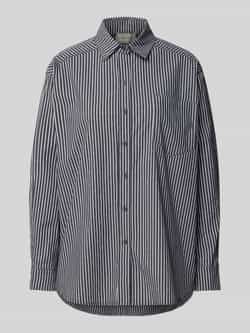 NEO NOIR Regular fit overhemdblouse met siersteentjes model 'Dalma'