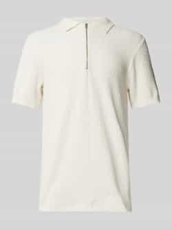 Casual friday Poloshirt met korte ritssluiting model 'JOE'