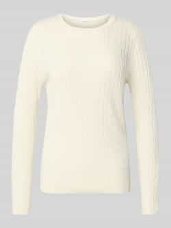 Christian Berg Woman Gebreide pullover met kabelpatroon