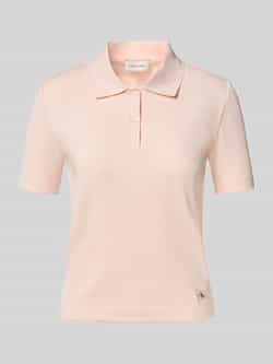 Calvin Klein Jeans Slim fit poloshirt met labeldetail