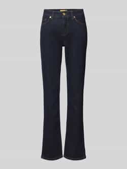 CAMBIO Flared cut jeans met persplooien model 'AMINA'