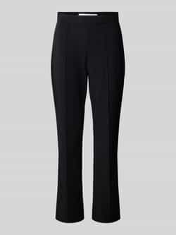 RAFFAELLO ROSSI Slim fit stoffen broek met vaste persplooien model 'MACY'