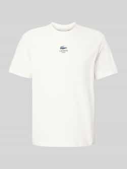 Lacoste Klassiek Logo T-shirt Wit White Heren