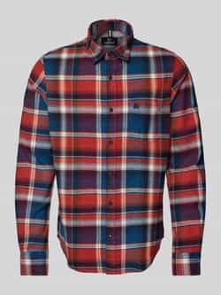 Lerros Regular fit vrijetijdsoverhemd met labelstitching