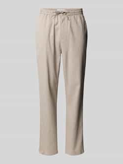 Les Deux Tapered fit stoffen broek met tunnelkoord model 'Como'
