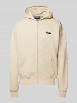 Pegador Narson Oversized Sweat Jacket Washed Hooded vesten Heren desert sand maat: XXL beschikbare maaten:S M L XL XS XXL
