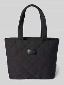 Seidenfelt Shopper met doorgestikte naden model 'Hetta'