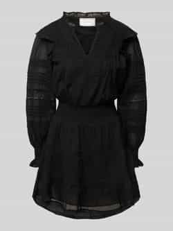 NEO NOIR Dames Jurken Aran S Voile Dress Zwart