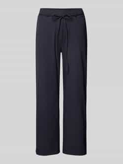 MAC Straight leg stoffen broek met verkort model 'CHiara'