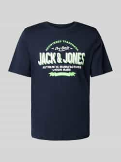 Jack & Jones Shirt met ronde hals JJELOGO TEE SS O-NECK 2 COL AW24 SN