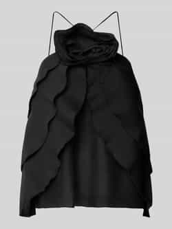 Blousetop met florale applicatie model 'MOLLY'