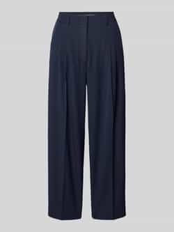 Smith and Soul Straight leg stoffen broek met bandplooien