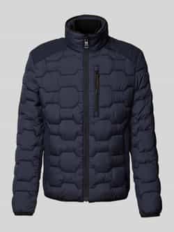 Tom Tailor Regular fit gewatteerd jack met opstaande kraag