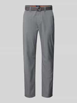 MCNEAL Slim fit pantalon met riem