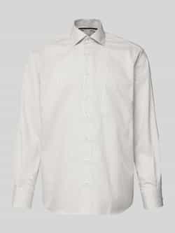 Eterna Comfort fit zakelijk overhemd van katoen met kentkraag