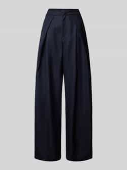 LOLLYS LAUNDRY Wide leg bandplooibroek met steekzakken model 'Zola'