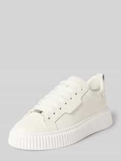 Antony Morato Sneakers van leer met labeldetail model 'HOPPER'