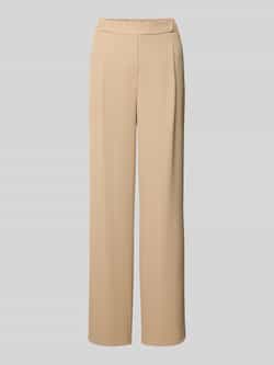 Jake*s Collection Straight leg stoffen broek met bandplooien
