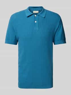 Blend Super skinny fit poloshirt met structuurmotief model 'AIDEN'