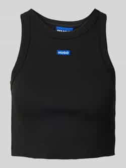 OTTO HUGO Blue Tanktop Baby Tank Cropped-Form