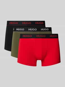 HUGO Boxershort met elastische band in een set van 3 stuks