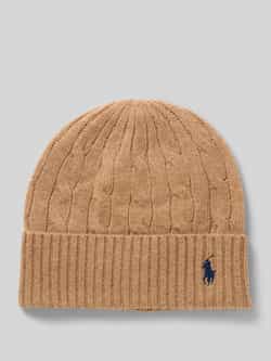 Polo Ralph Lauren Wollen muts met labelstitching