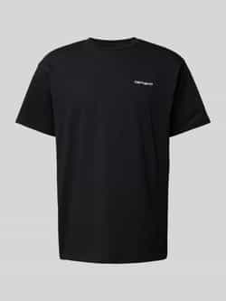 Carhartt Work In Progress T-shirt met labelstitching model 'SCRIPT'