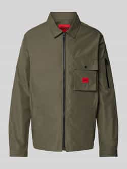HUGO Overhemdjack met borstzak model 'Emmond'
