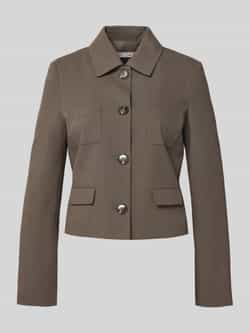 Christian Berg Woman Selection Regular fit blazer met viscose en platte kraag