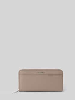 Calvin Klein Grijze Zip Around Portemonnee voor Vrouwen Gray Dames