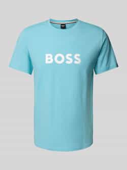Boss T-shirt met labelprint