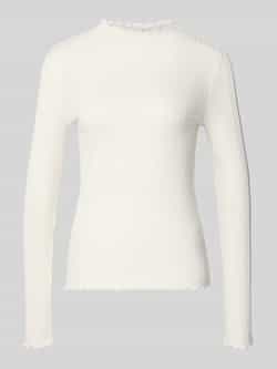 Opus Shirt met lange mouwen en opstaande kraag model 'Sivi'