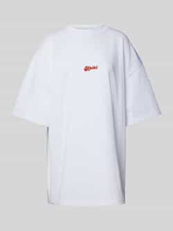 Karo Kauer Oversized T-shirt met labelprint model 'Artsy'