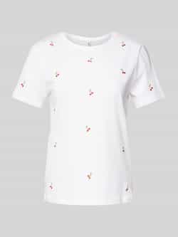 Only Shirt met korte mouwen ONLKETTY LIFE S S O-NECK TOP JRS NOOS