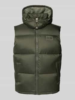 Tommy Jeans Regular fit bodywarmer met afneembare capuchon