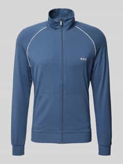 Boss Sweatjack met labelstitching