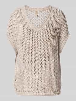 Soyaconcept Gebreide pullover met ribboorden model 'RUDY'