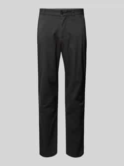 Christian Berg Men Regular fit broek met riemlussen