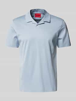 HUGO Poloshirt met V-hals model 'Dimerspolo'