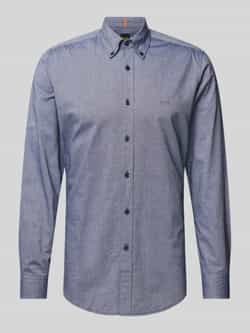 Boss Orange Regular fit vrijetijdsoverhemd met button-downkraag model 'Rickert