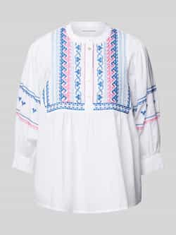 Rich & Royal Blouse met stitchingdetails