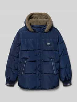 S.Oliver RED LABEL Regular fit gewatteerd jack met labelpatch