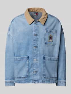 Tommy Jeans Relaxed fit jeansjack met contrasterende kraag