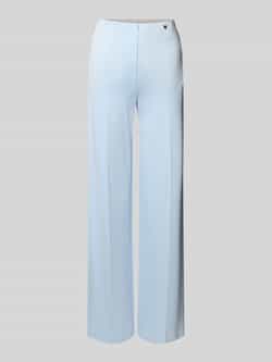 Marc Cain Stoffen broek van viscosemix met persplooien