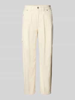 Drykorn Tapered fit broek met structuurmotief model 'QUALIFY'
