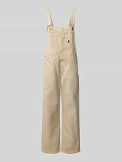 Carhartt Work In Progress Straight fit tuinbroek met labeldetail