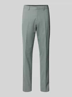 S.Oliver BLACK LABEL Pantalon in koningsblauw met persplooien model 'Opure'
