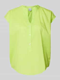 Emily Van den Bergh Straight fit blousetop met tuniekkraag