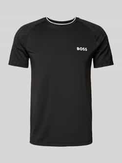 BOSS Green T-shirt met labelprint