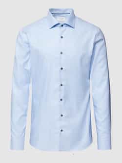 Eterna Overhemd met lange mouwen Slim fit NON IRON (strijkvrij)